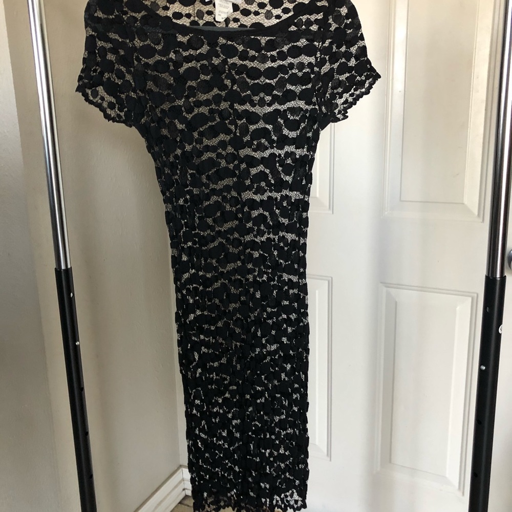papillon blanc lace dress